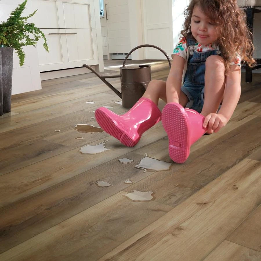 SMARTCORE Pro 7-Piece 7.08-in x 48.03-in Sugar Valley Maple Luxury Vinyl Plank Flooring