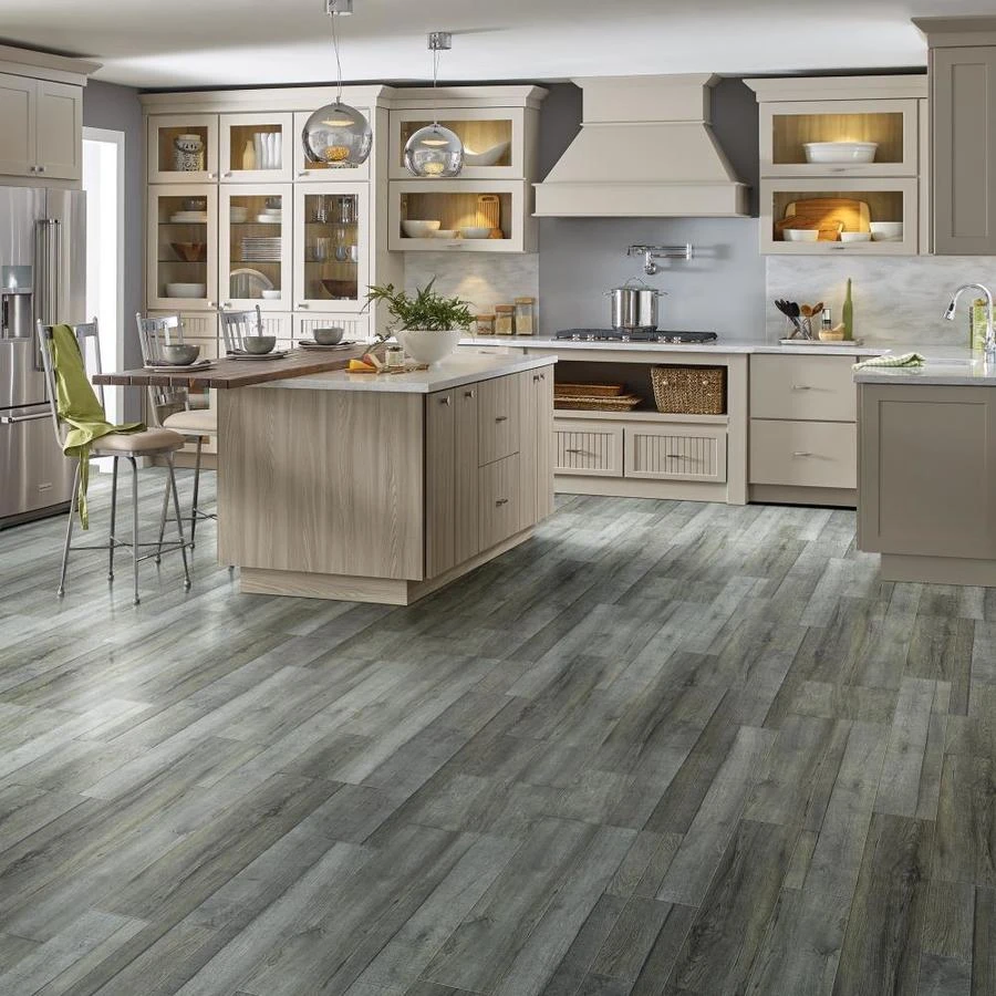 SMARTCORE Pro 7-Piece 7.08-in x 48.03-in Springfield Mix Luxury Vinyl Plank Flooring