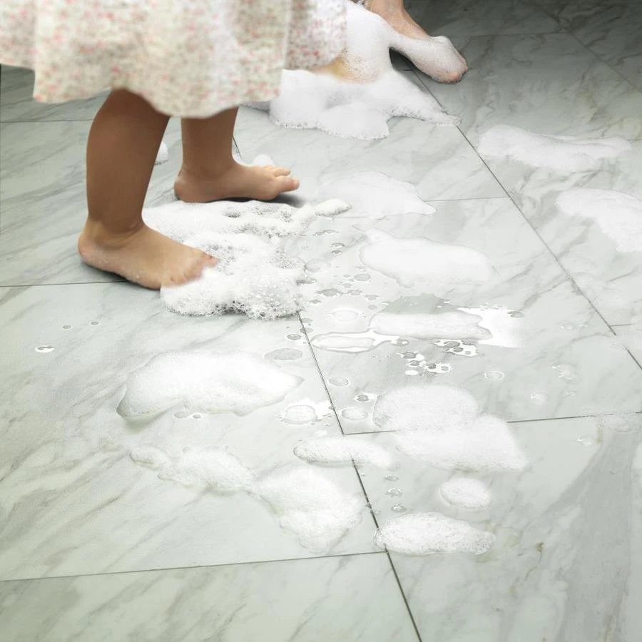 SMARTCORE Pro 8-Piece 12-in x 24-in Gardena Marble Interlocking Vinyl Tile