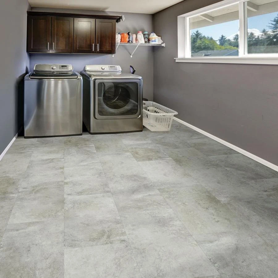 SMARTCORE Pro 8-Piece 12-in x 24-in Gardena Marble Interlocking Vinyl Tile