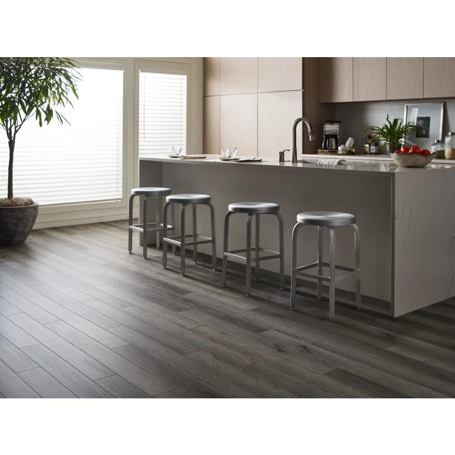 SMARTCORE 11-Piece 5-in x 48.03-in Talbot Oak Luxury Vinyl Plank Flooring