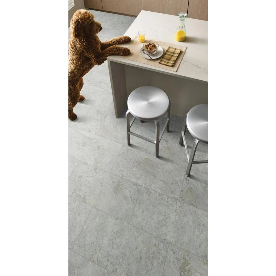 SMARTCORE 10-Piece 12-in x 24-in Sumter Stone Interlocking or Glue (Adhesive) Luxury Vinyl Tile